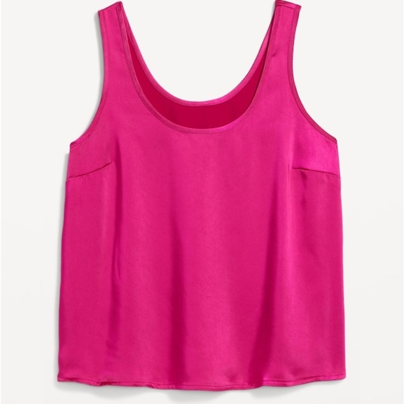 NWT Old Navy Satin Top Barbie Valentine’s Date Night - Picture 3 of 7